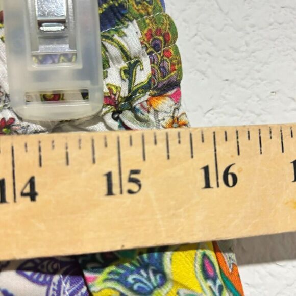 Tolani Collection Womens Pants Multicolor Medium Straight Leg Paisley Palazzo - Picture 15 of 16